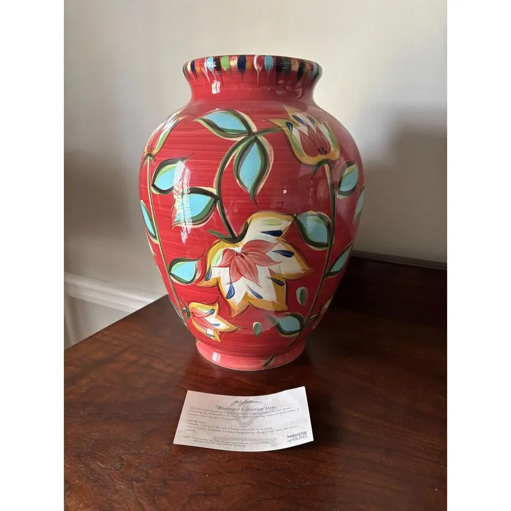 Gail Pittman Red Bountiful Vase, Southern Living at Home 13